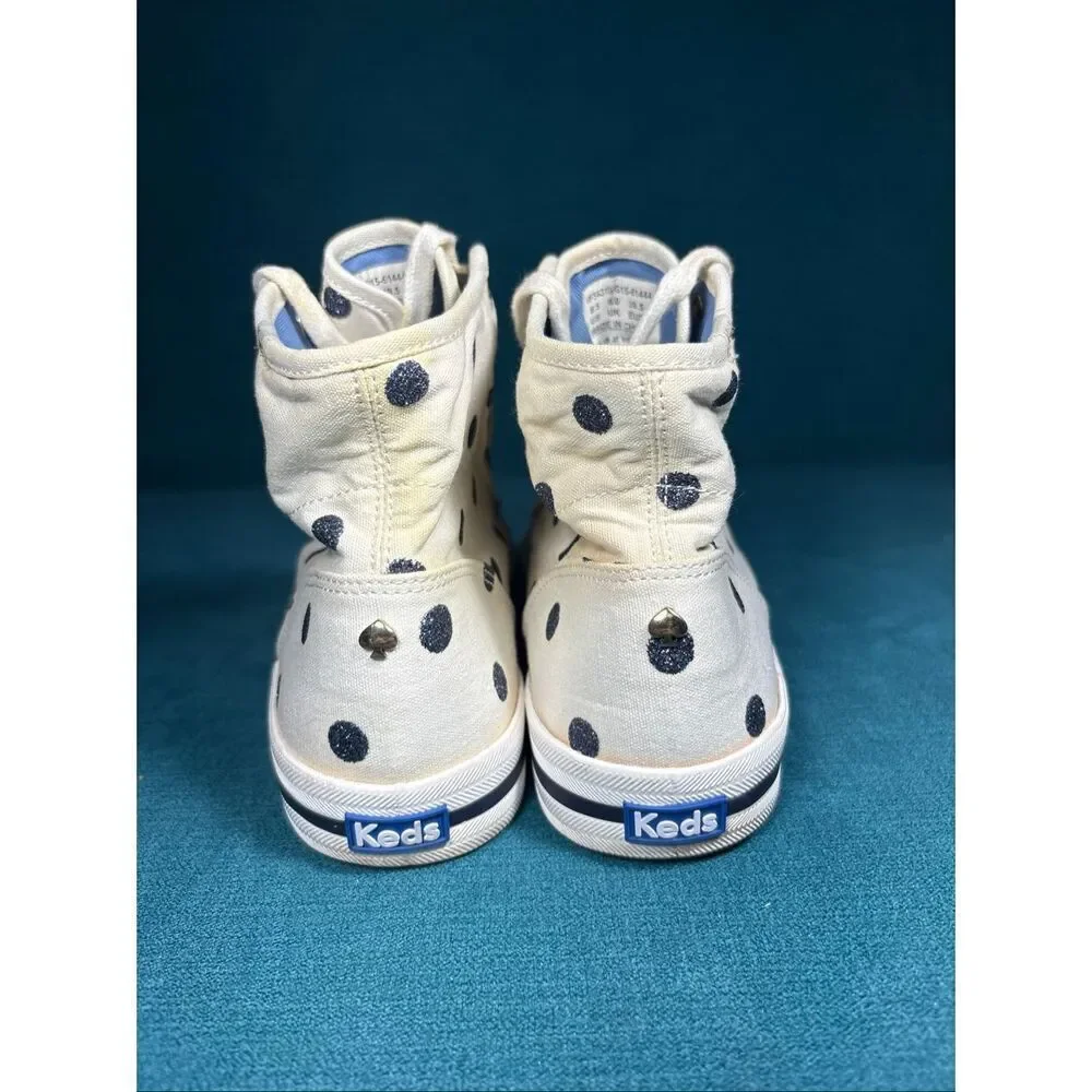 Kate Spade New York x Keds Champion High Top Polka Dot Sneakers Women’s Size 8.5